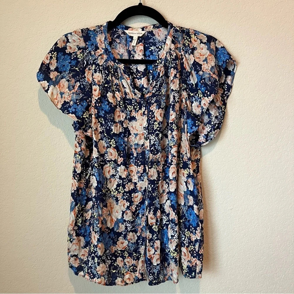 Rebecca Taylor floral blouse